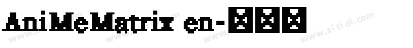 AniMeMatrix en字体转换